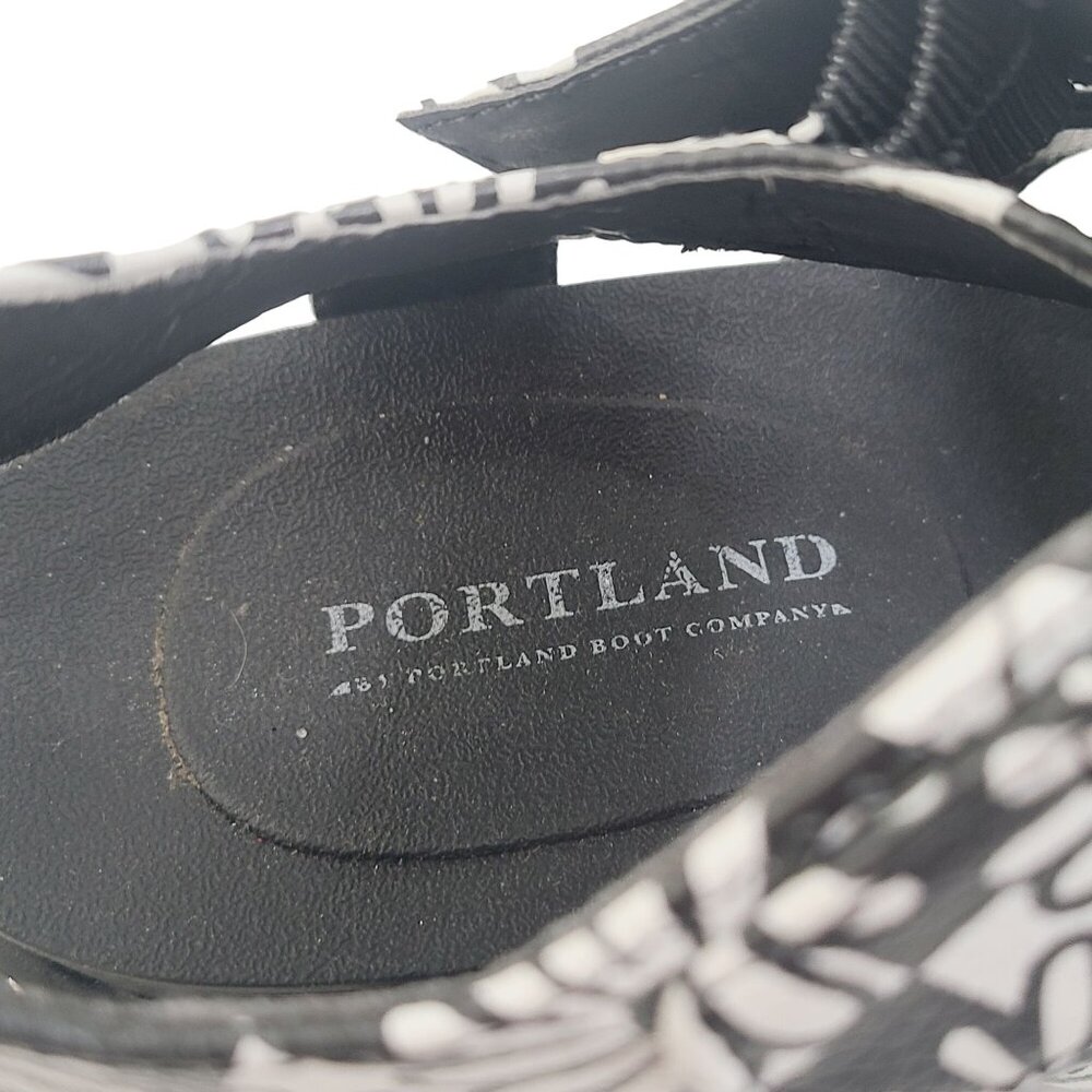 Portland Boot Company Women's Casual Dolly Chunky Sandals Black 7.5 - Picture 9 of 11